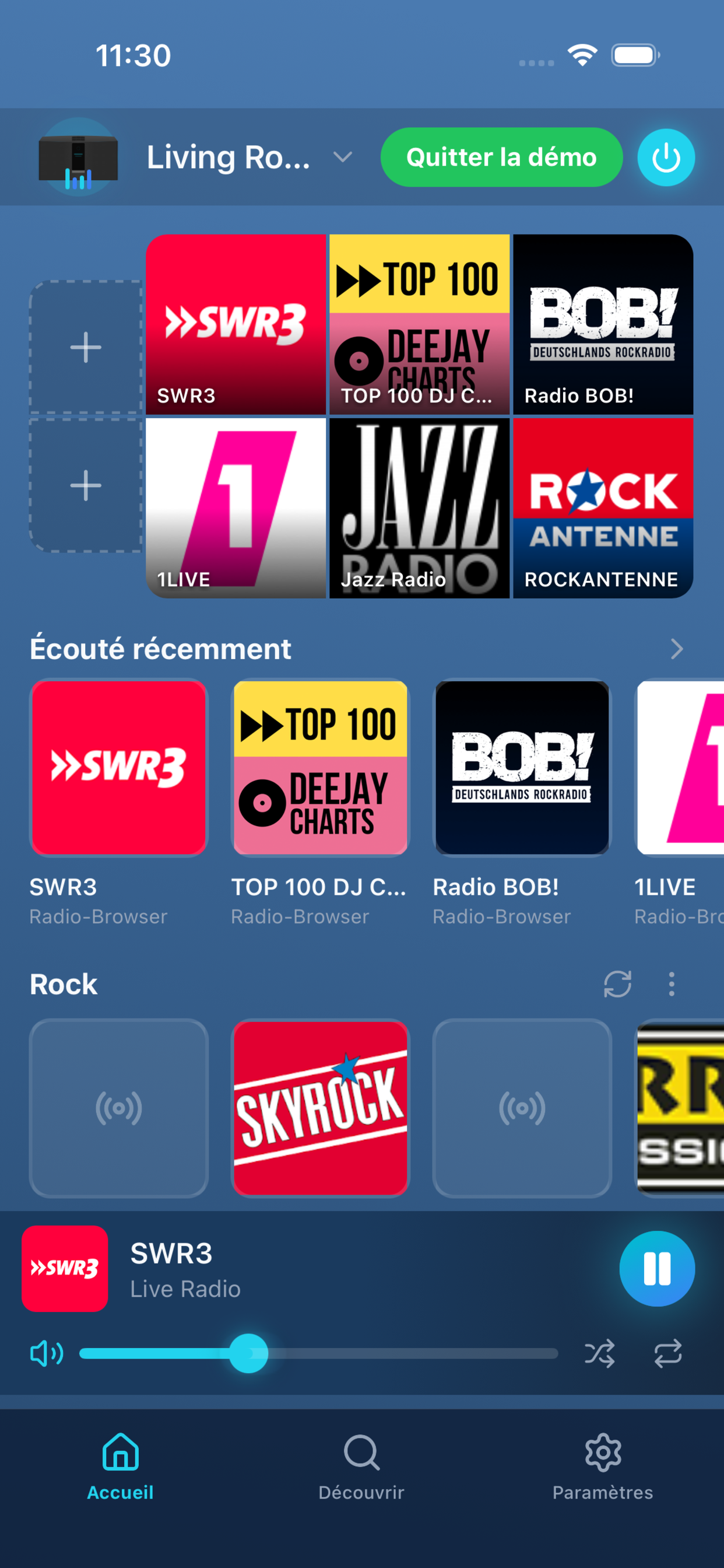 Capture d'écran de l'app Bosman